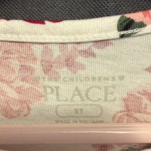 The Children's Place Pink Floral Ruffle Dress - Picture 2 of 5